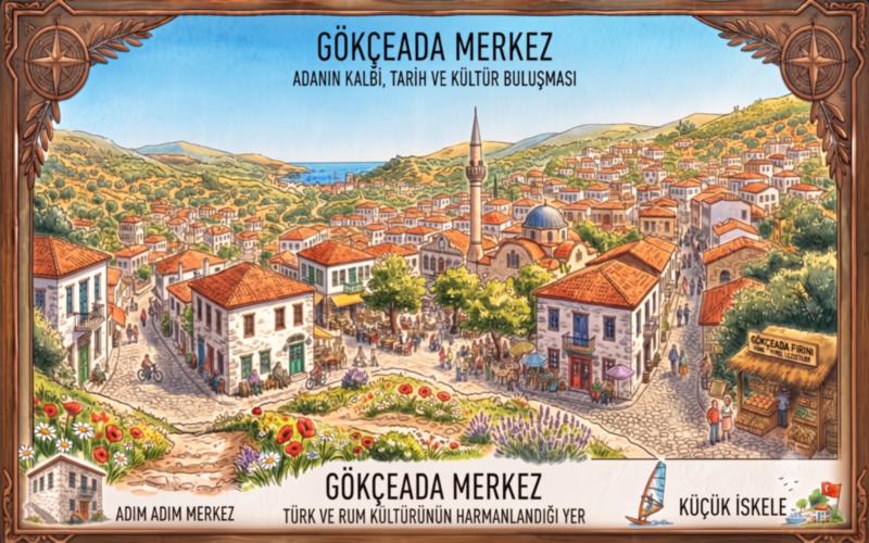 Gökçeada Merkez Genel Görünüm