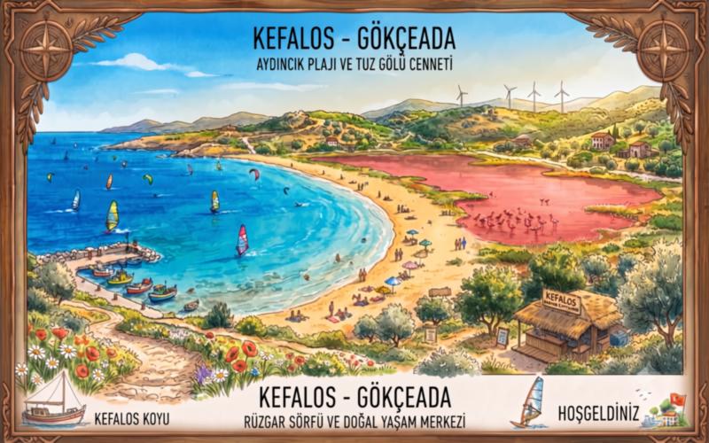 Kefalos (Aydıncık) Gökçeada Genel Görünüm