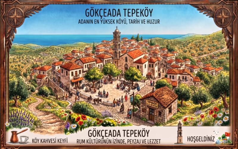Tepeköy Gökçeada Genel Görünüm