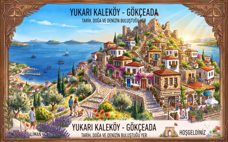 Yukarı Kaleköy Gökçeada Genel Görünüm